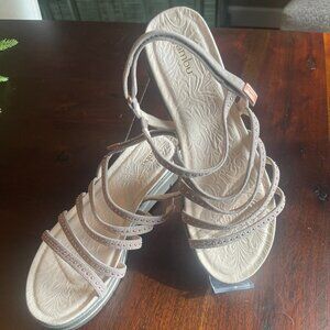 Jambu Elegance Sandal Grey Size 11 M